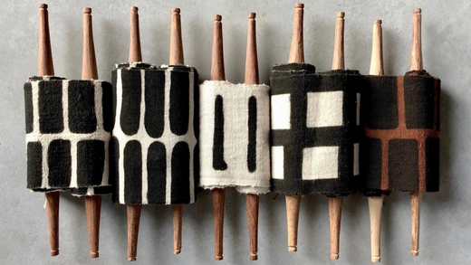 Bogolan Wall Totems: Made In Harmony with Nature