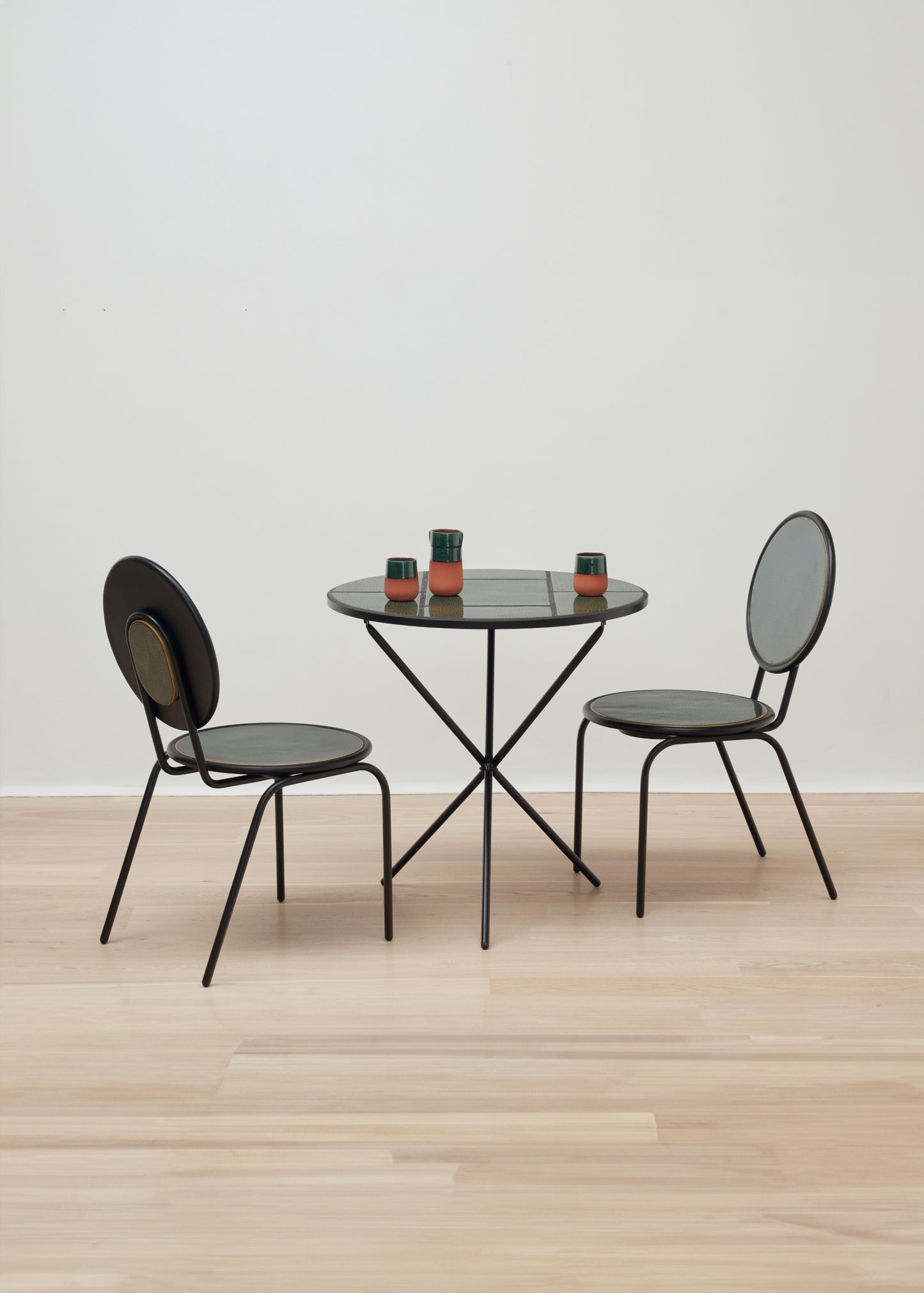 Wiid Forest Green Ceramic Tiled Bistro Table