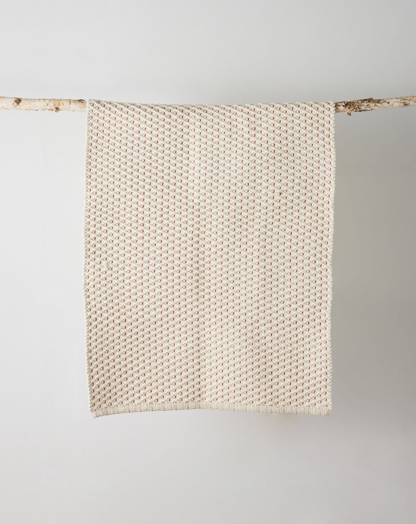 Terrakotta Luxe Handgewebte Baumwoll-Twillmatte