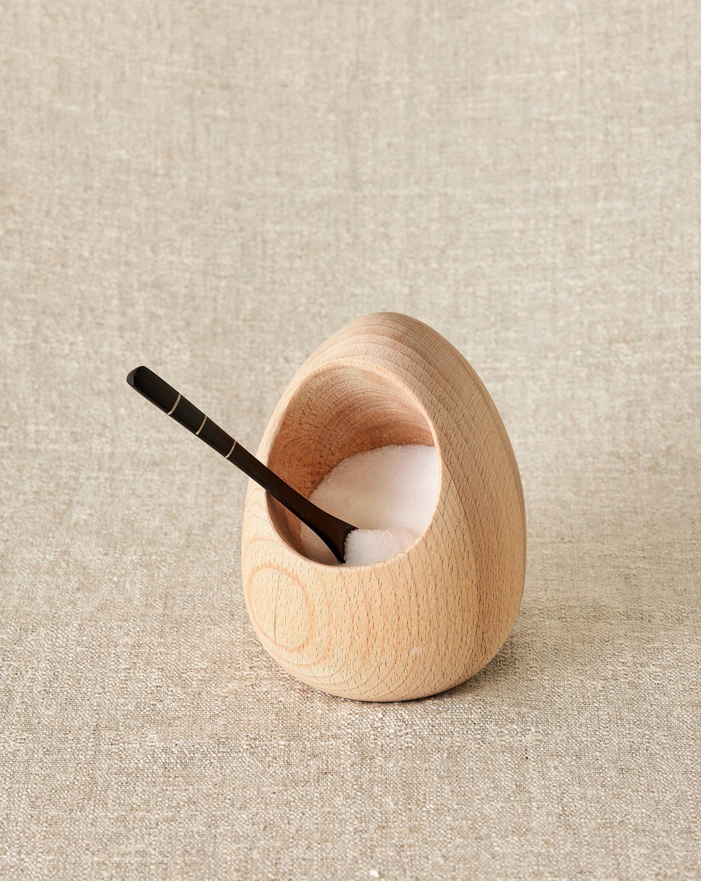 Hand Turned Wood Salt Cellar