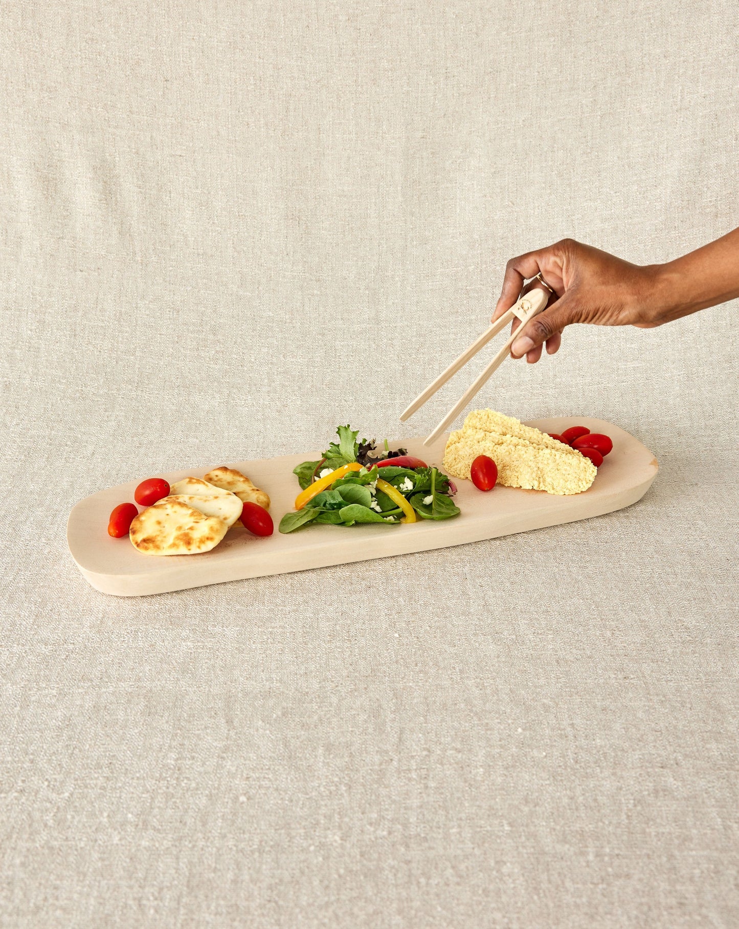 Organic Shaped Long Platter wooden