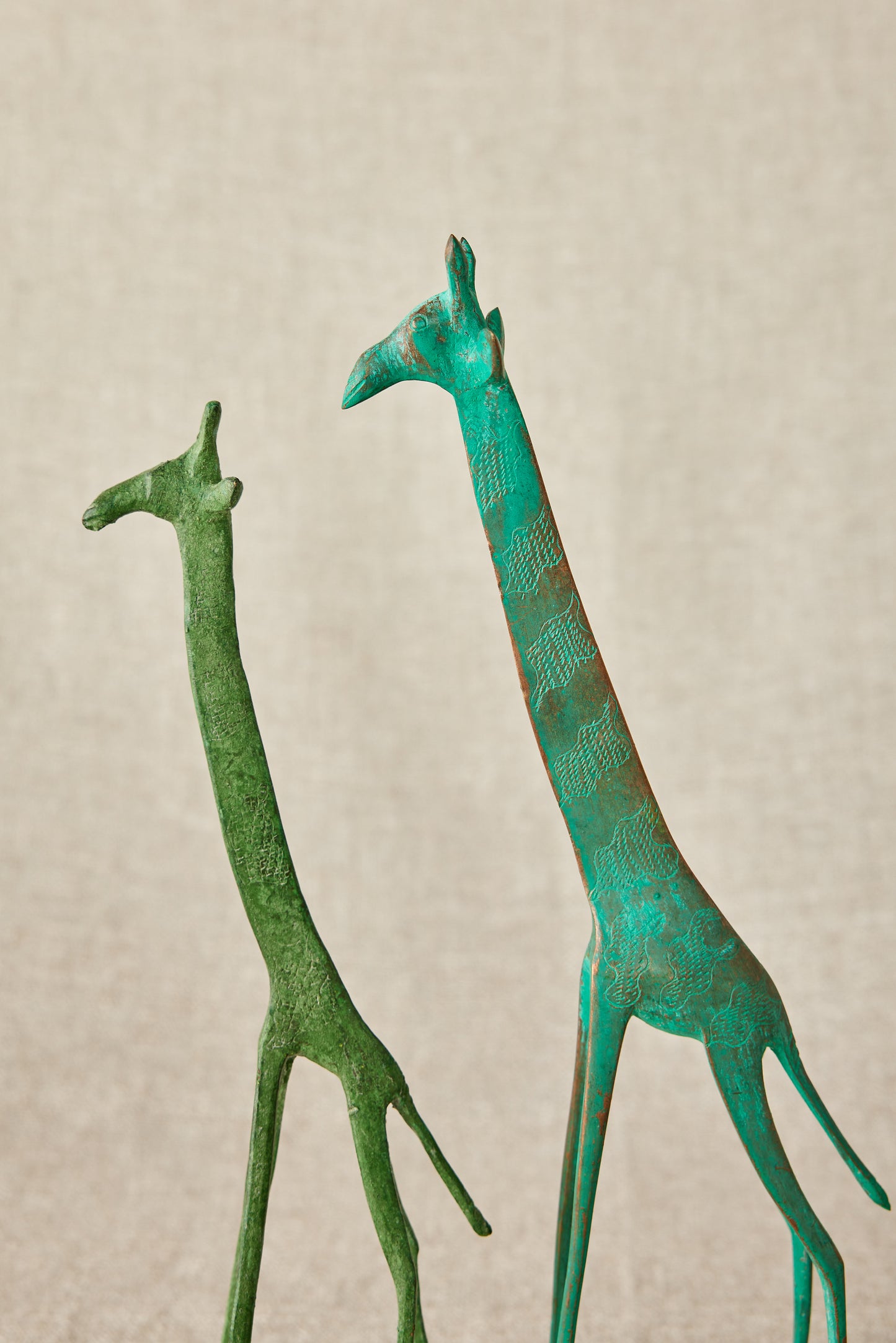 Tuareg Brass Giraffe