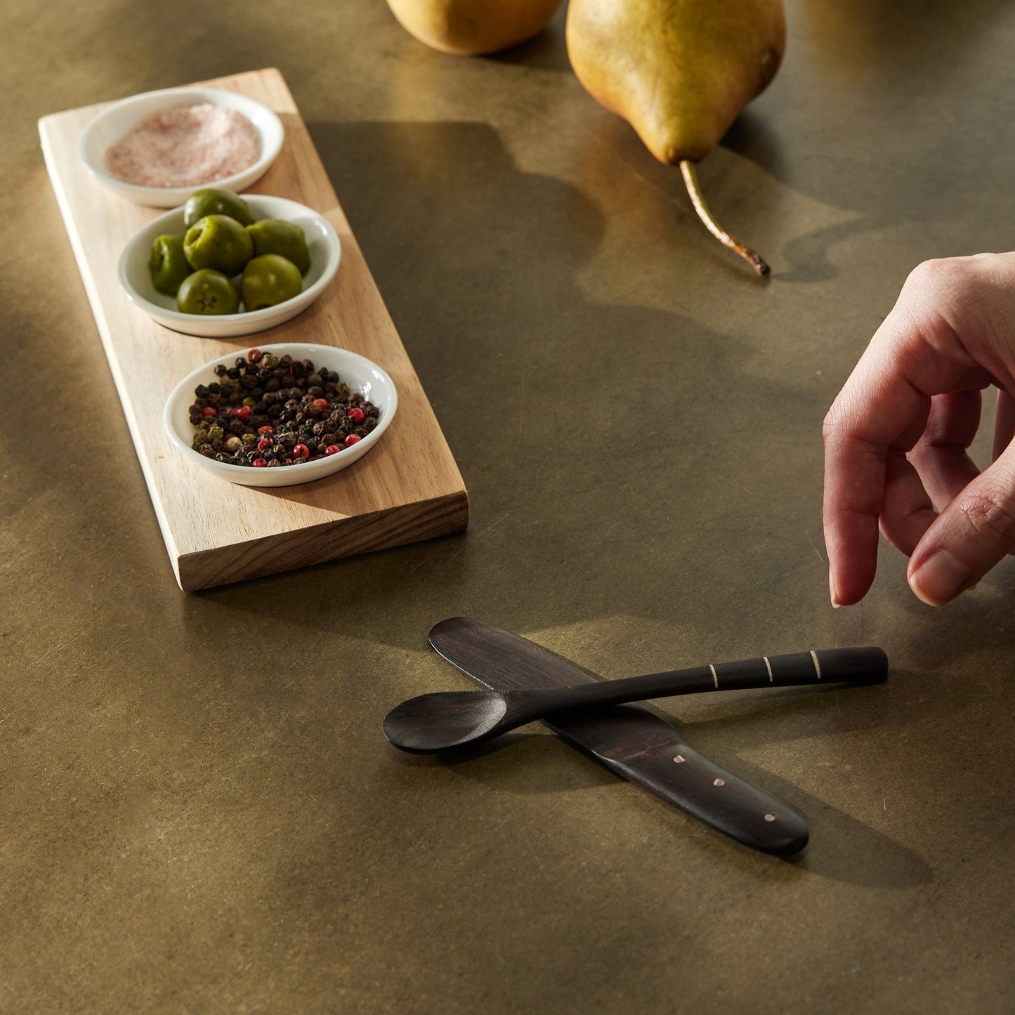 African Blackwood Petite Serving Utensils