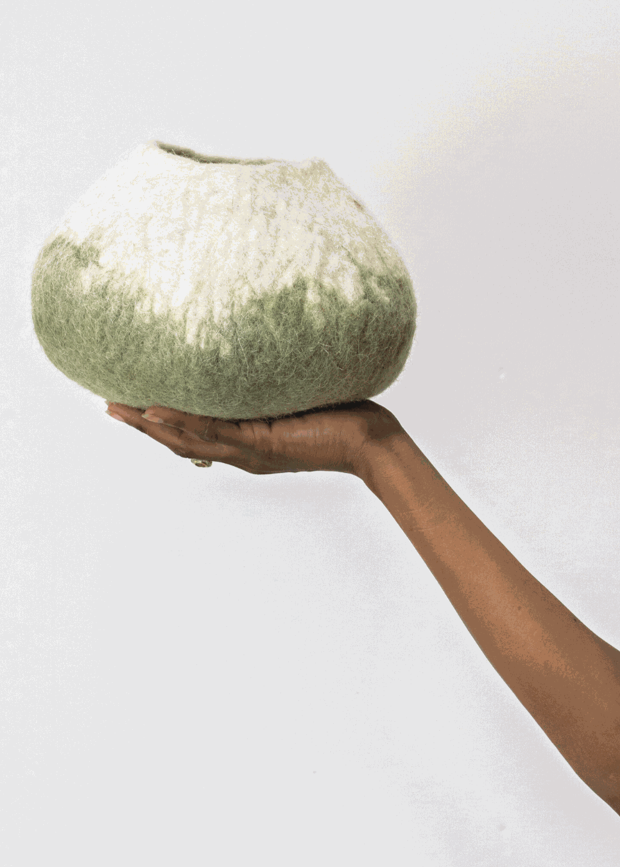 Olive Ombre Ukhamba Bowl