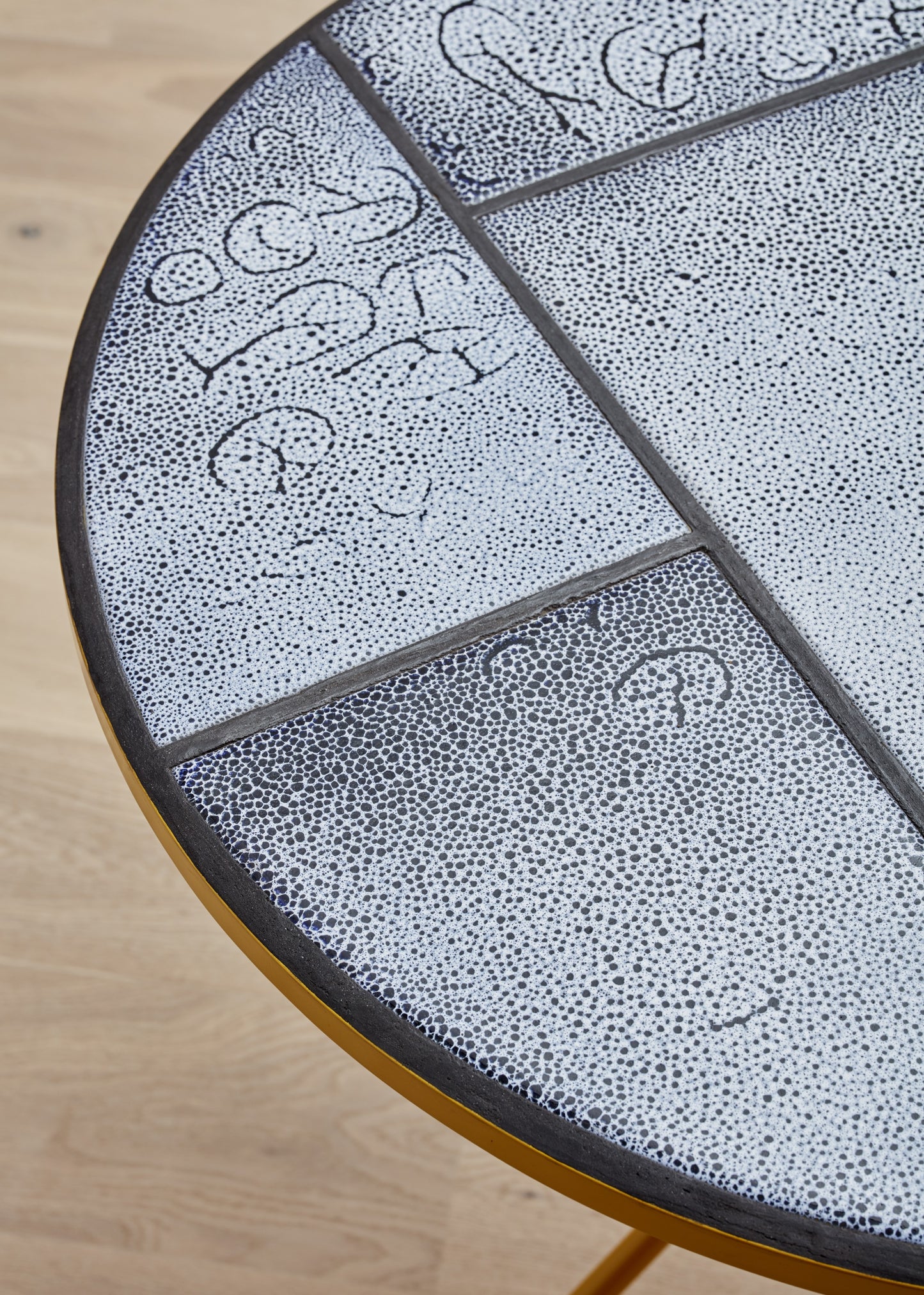Wiid Cobalt Blue Ceramic Tiled Bistro Table