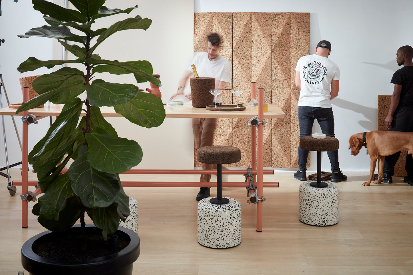 Wiid Diamond Light Cork Wall Panels
