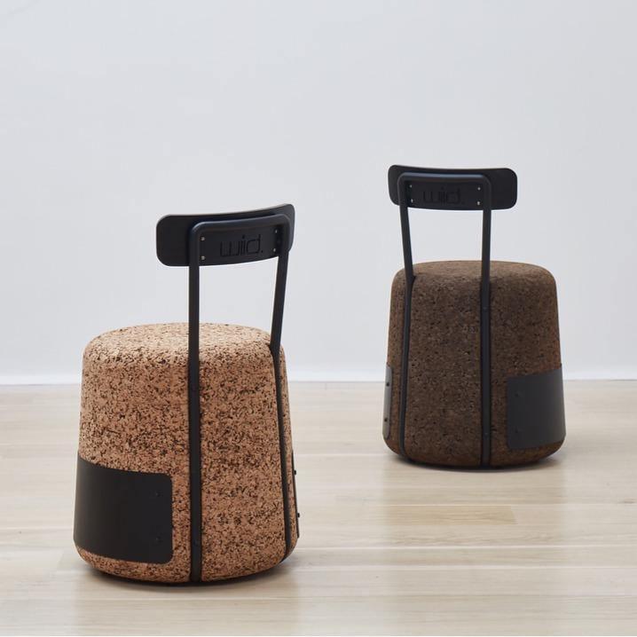 Wiid Cork & Steel Dining Chair