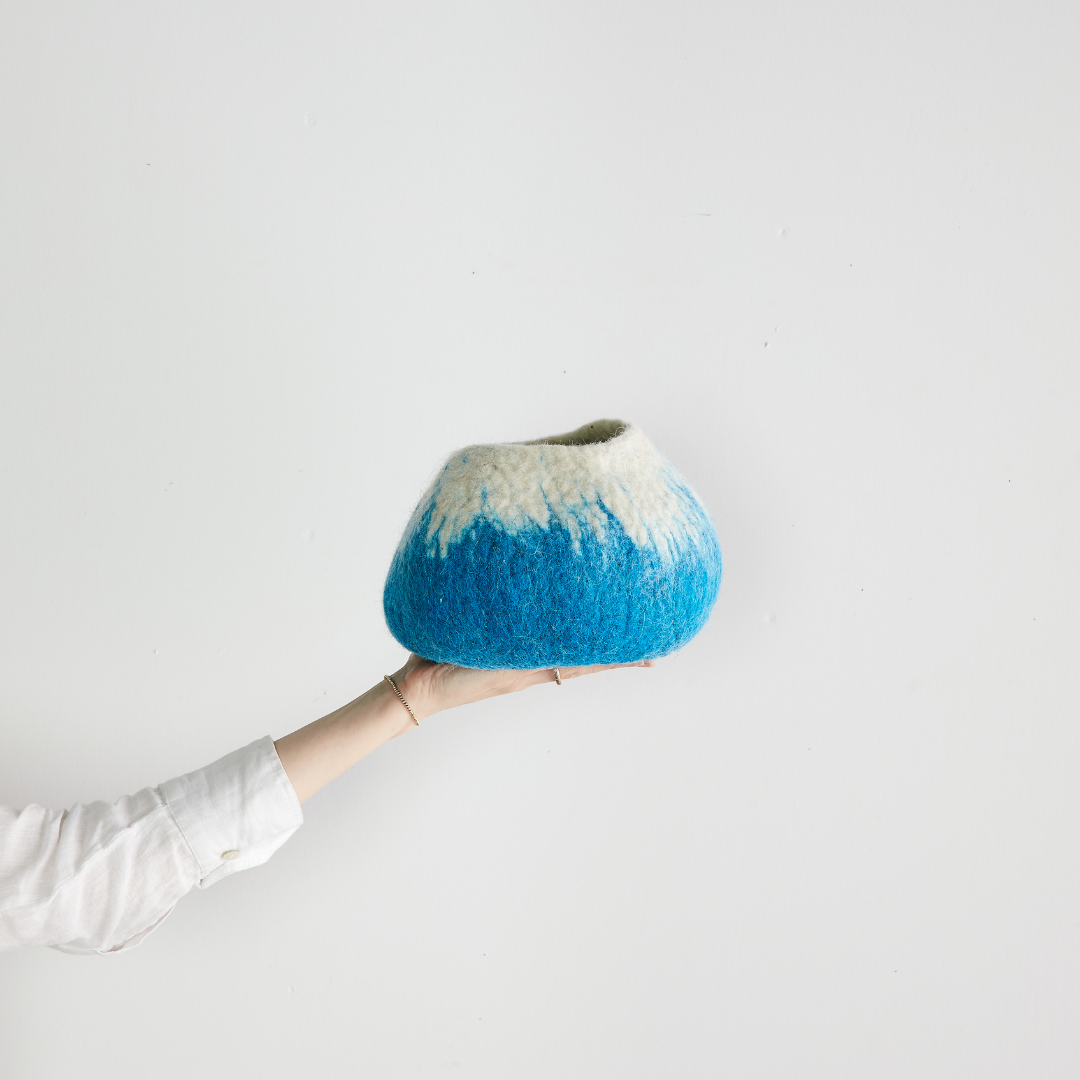 Sunbird Blue Ukhamba Bowl