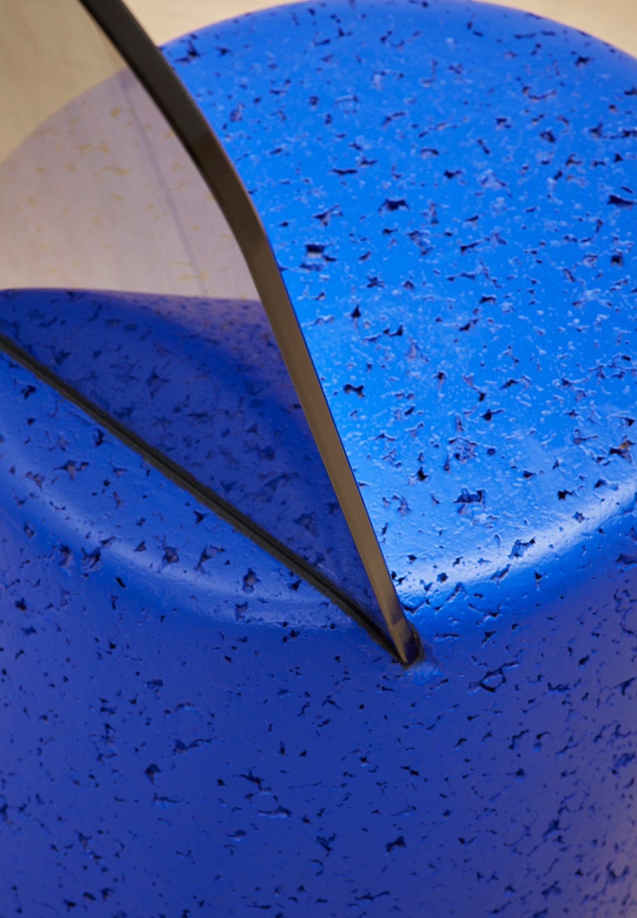 Wiid Glass & Cobalt Blue Cork Dining Chair