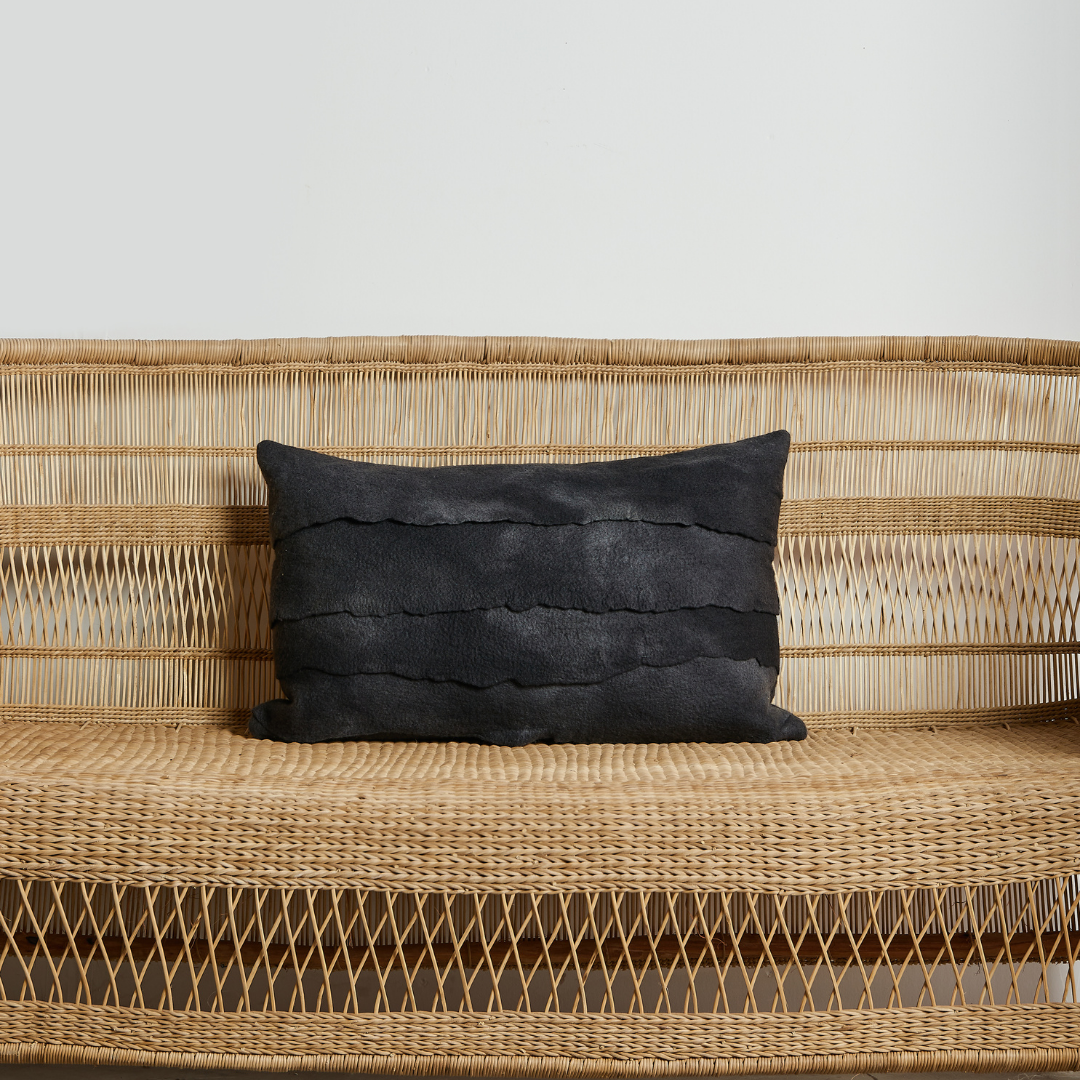 Layered Merino Throw Pillow