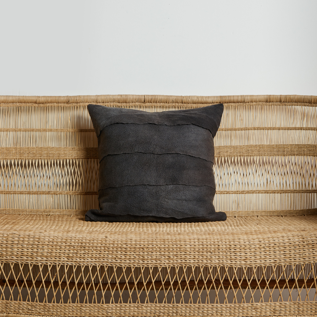 Layered Merino Throw Pillow