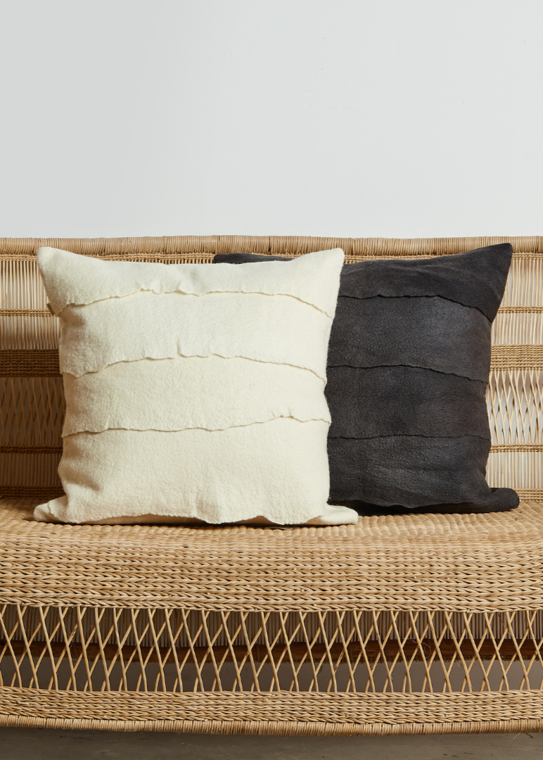 Interiors wool best sale pillow