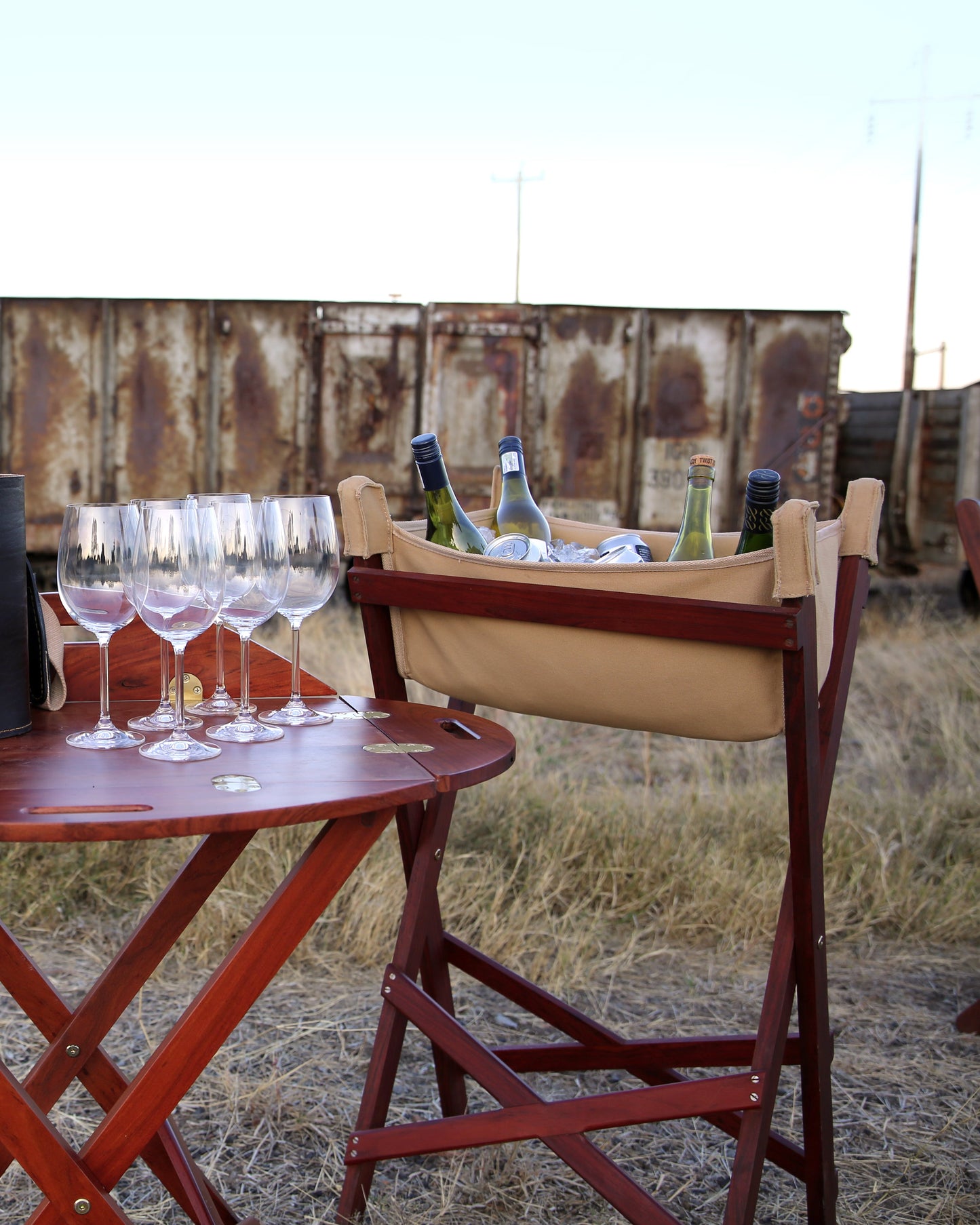 Tragbarer Getränkekühler aus Canvas