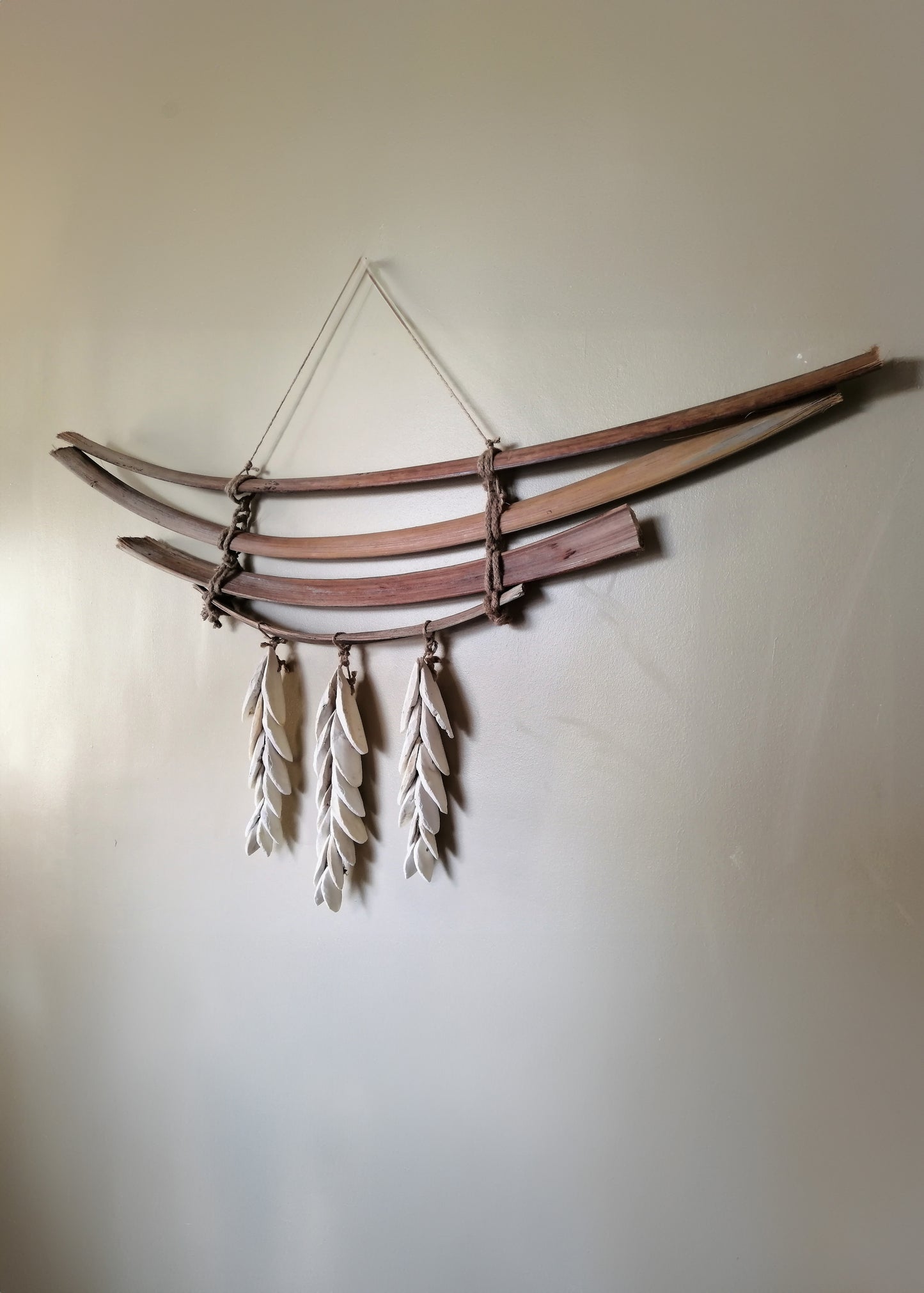 Abstract Fishing Boat Wall Hanging