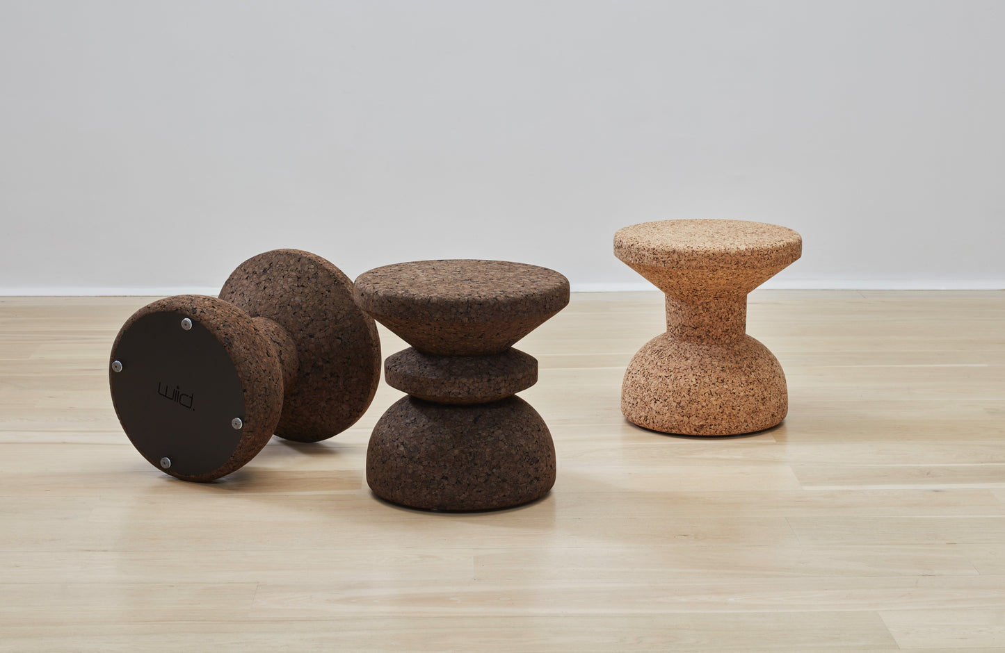 Wiid Stacked African Cork Stool