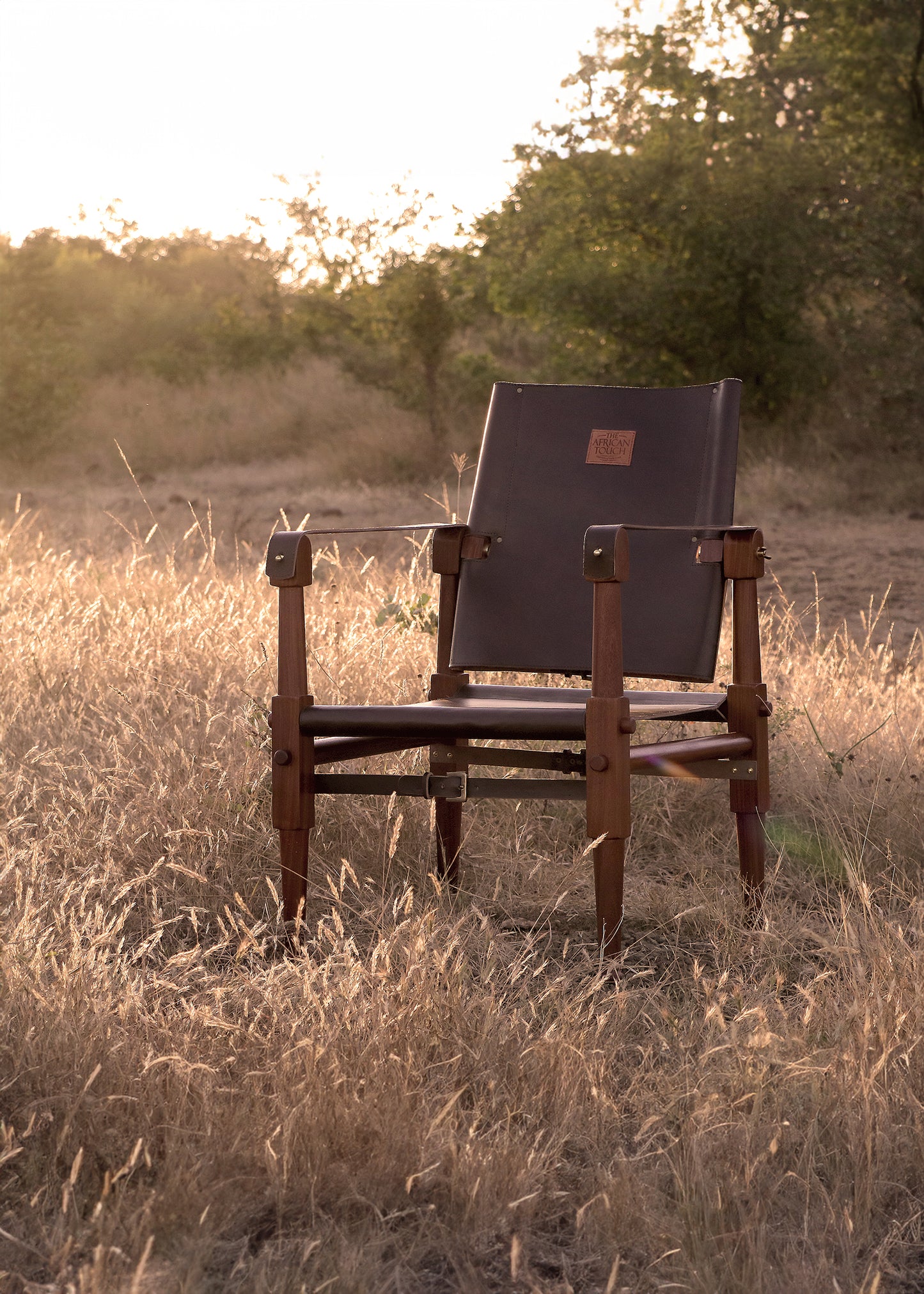 Tragbarer Ledersessel „Roorkhee“