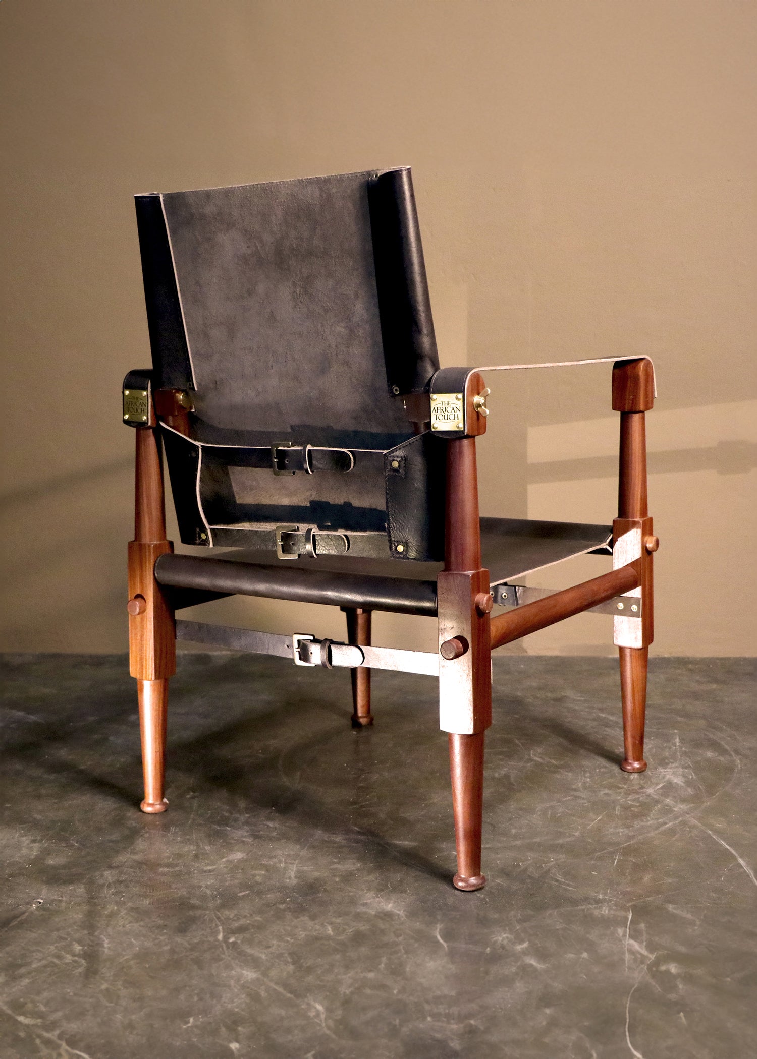 Roorkhee Portable Leather Arm Chair