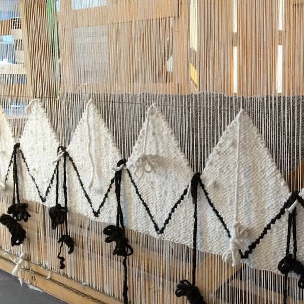 Modern Boho Wool Rug: Diamond Berber Rug