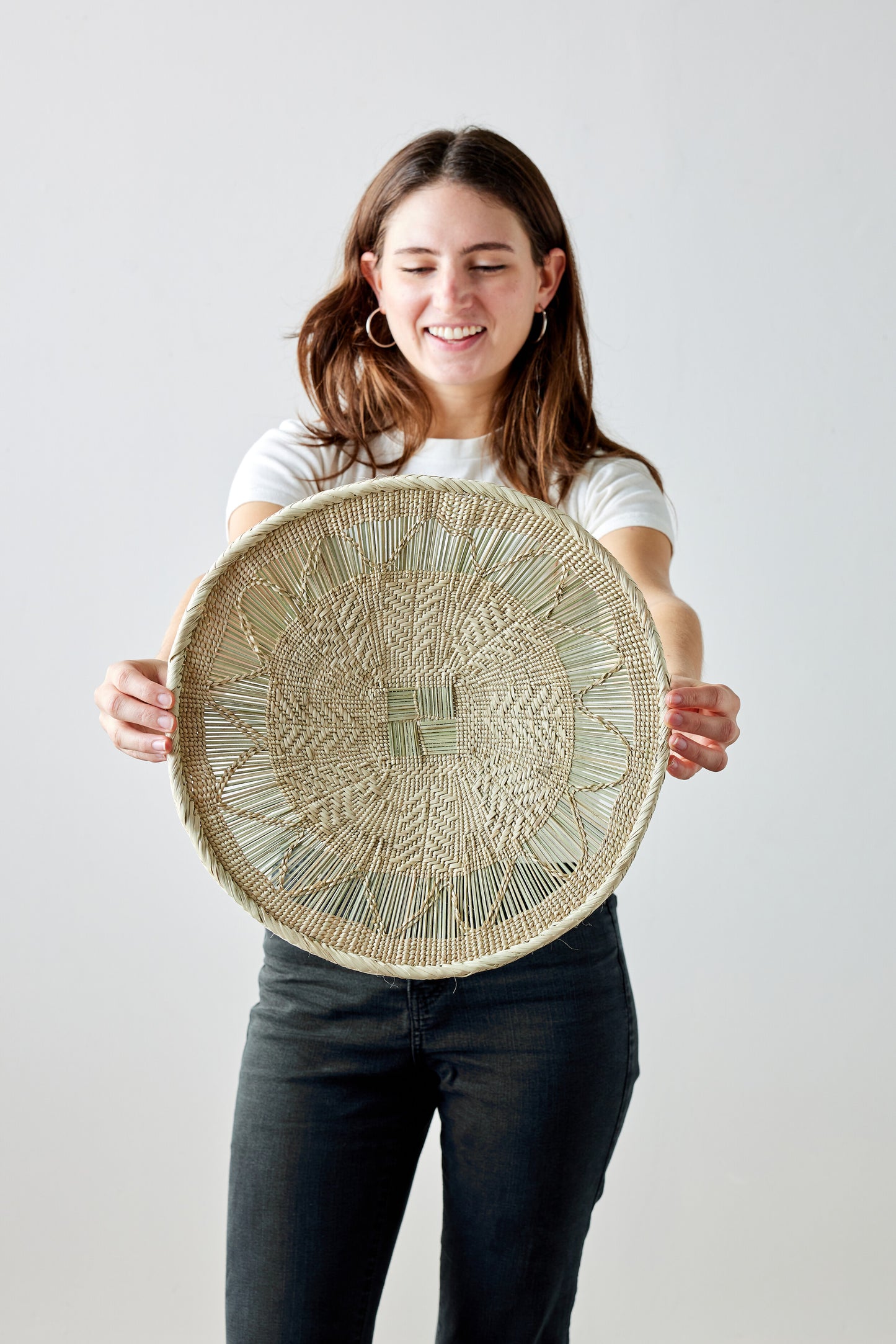 Binga – Spitzenkorb in Blond