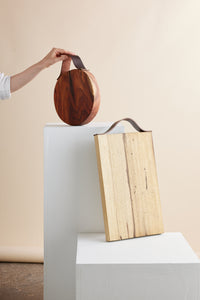 Wood Cutting Board Set with Round Board
