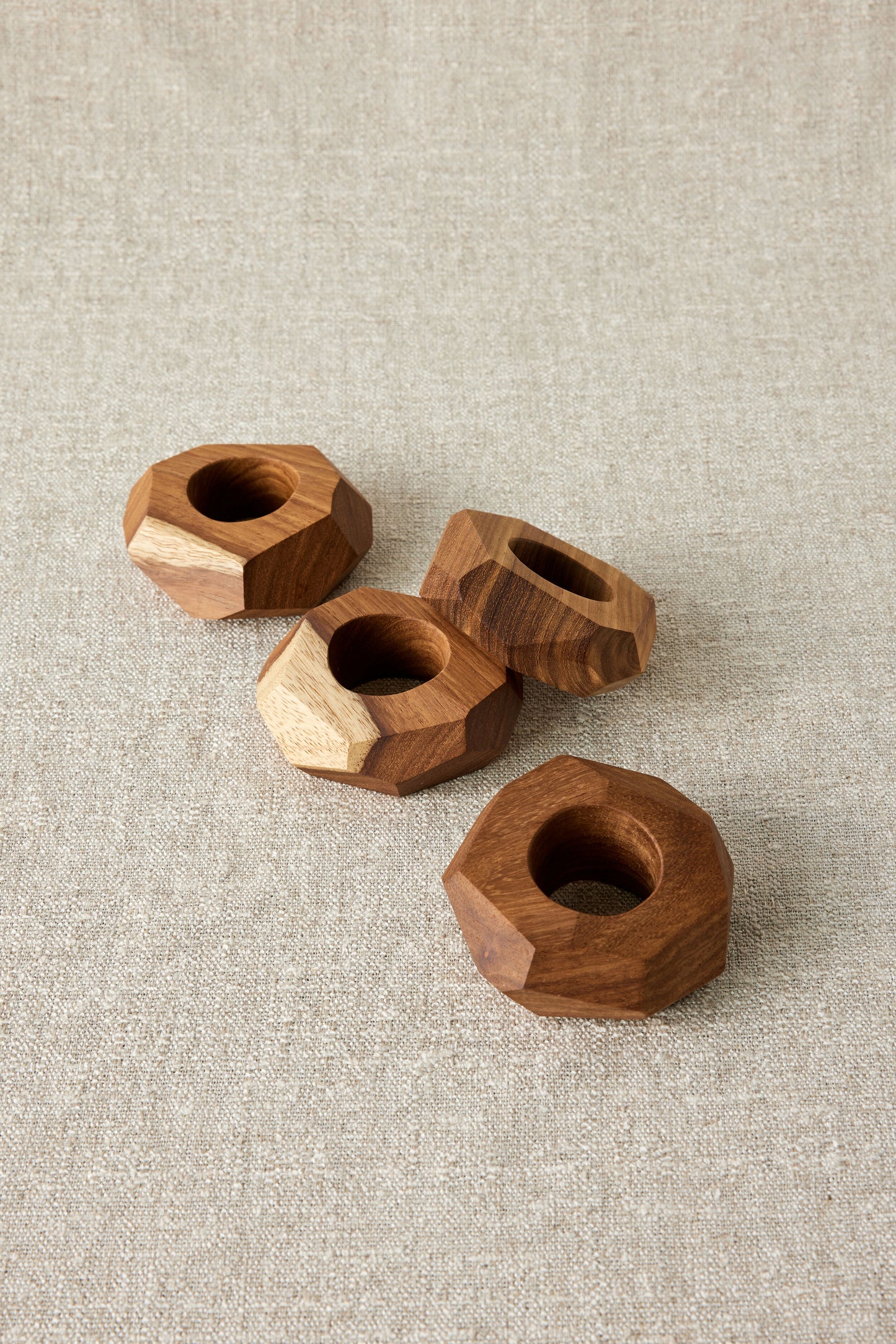 Kiaat Wood Napkin Rings