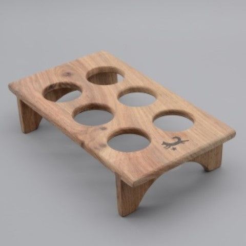 Hand Carved Wooden Egg Tray