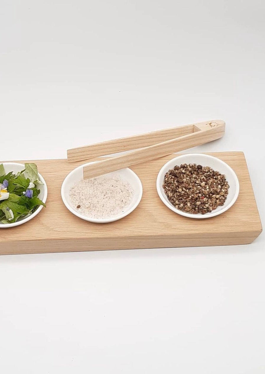 Natural Bamboo Toast Tong with Magnet