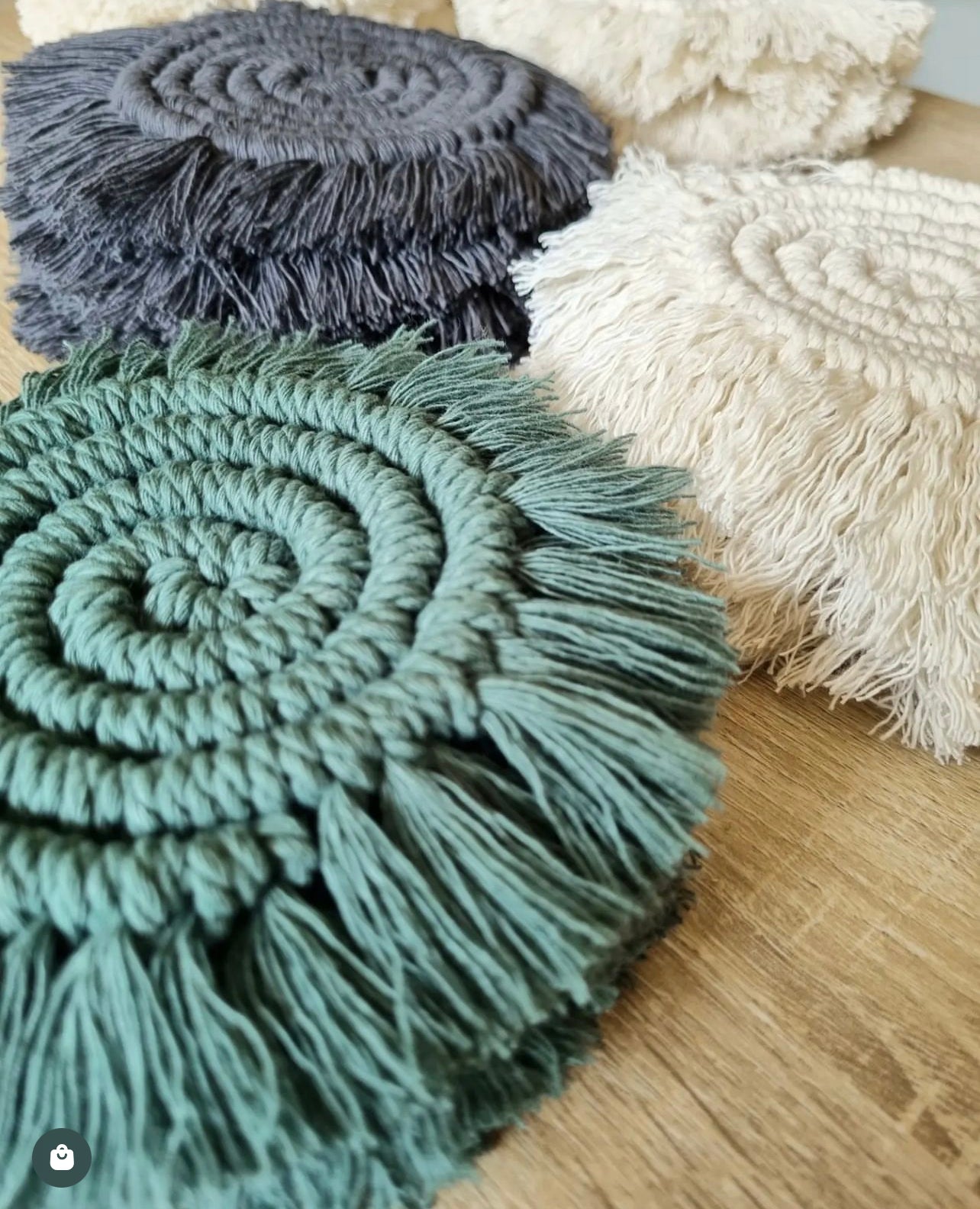 Macrame Coasters Set of 4