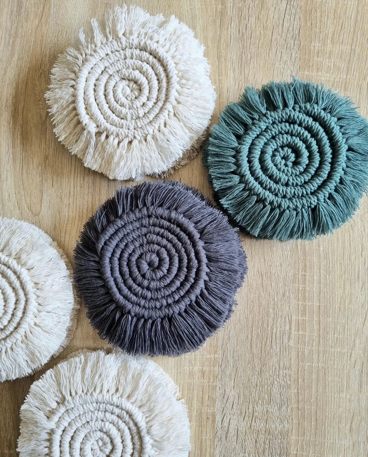 Macrame Coasters Set of 4