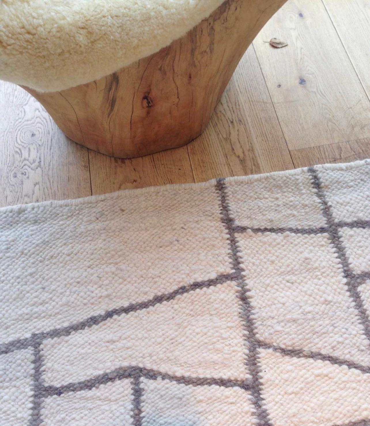 Modern Boho Wool Rug: Karoo Crak Rug