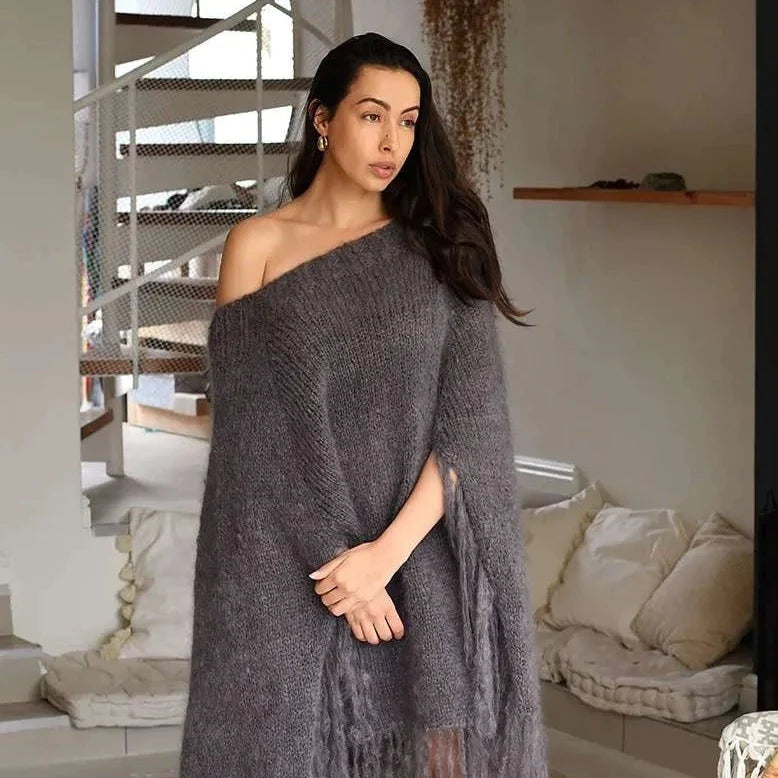 Knit-Your-Own Love Poncho Kit