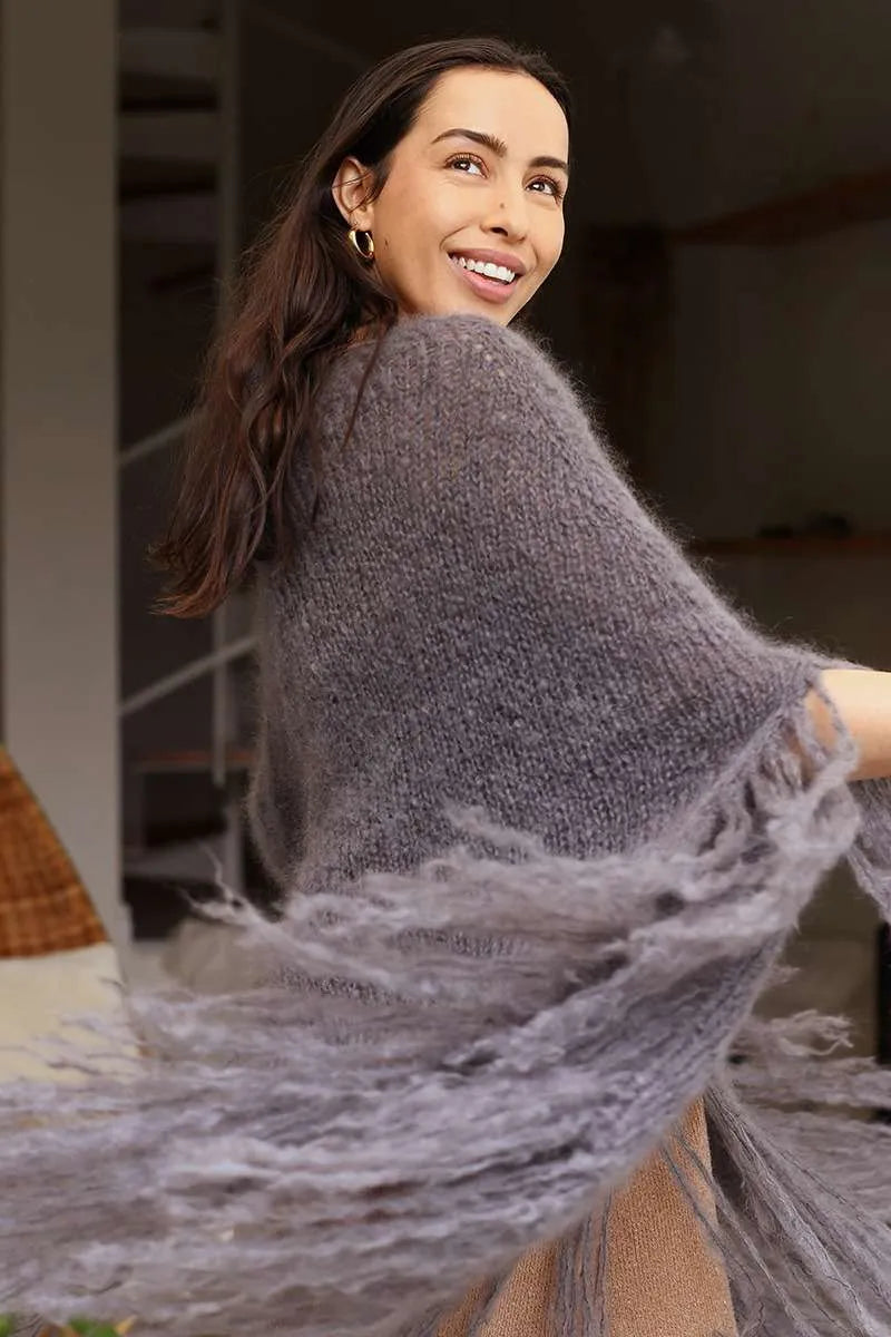 Knit-Your-Own Love Poncho Kit