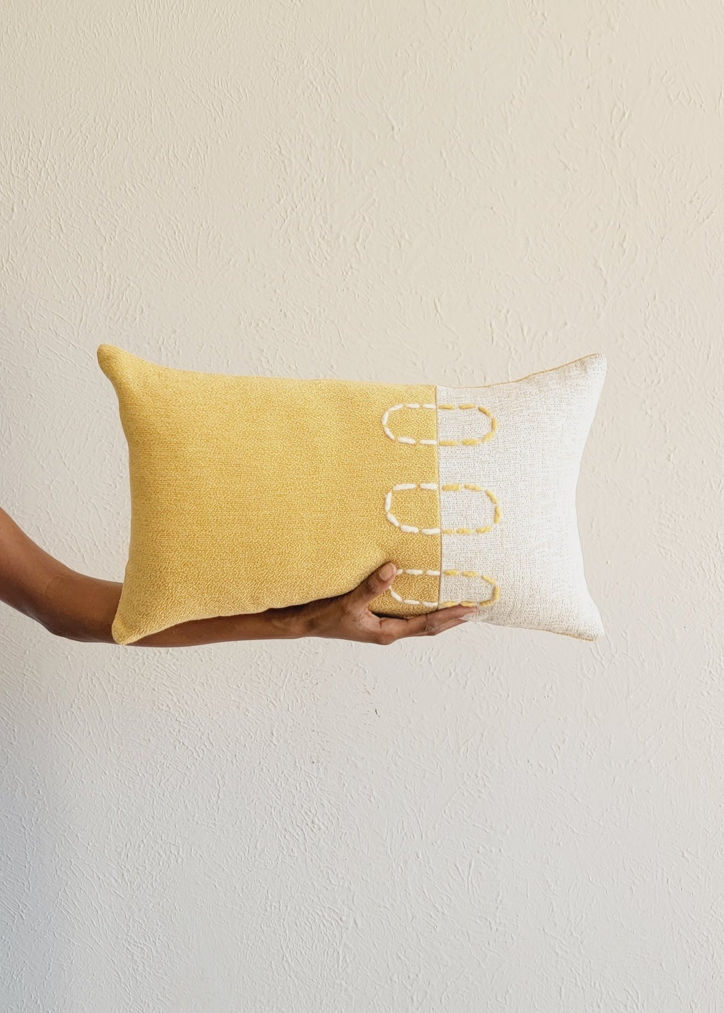 Landscapes Block Throw Pillow