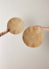 Lily Pad Solid Weave Wall Basket