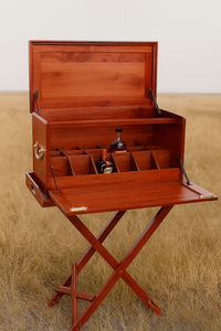 Campaign Field Bar and Tray Table Set
