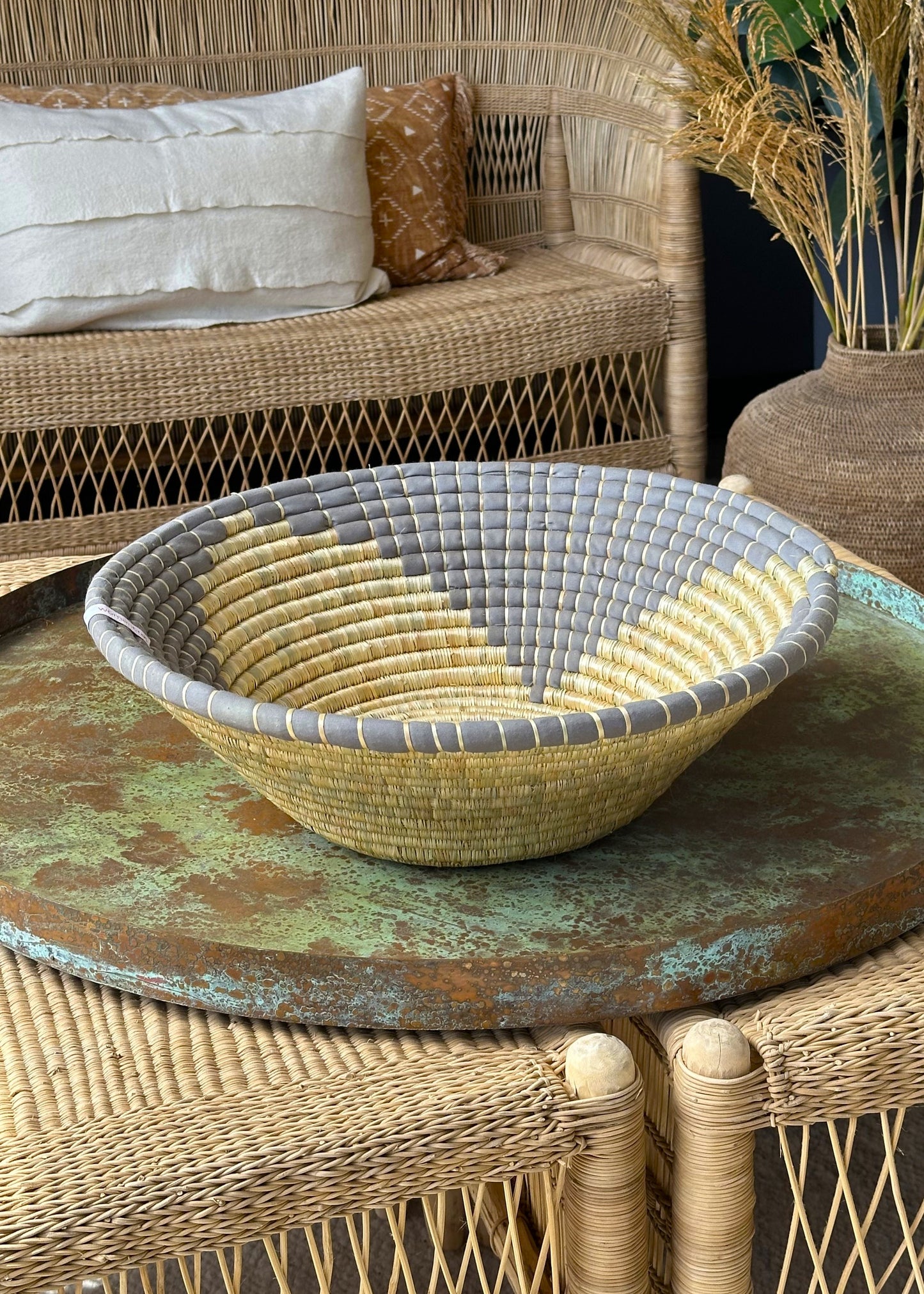 Coastal 3 Piece Woven Bowl Set