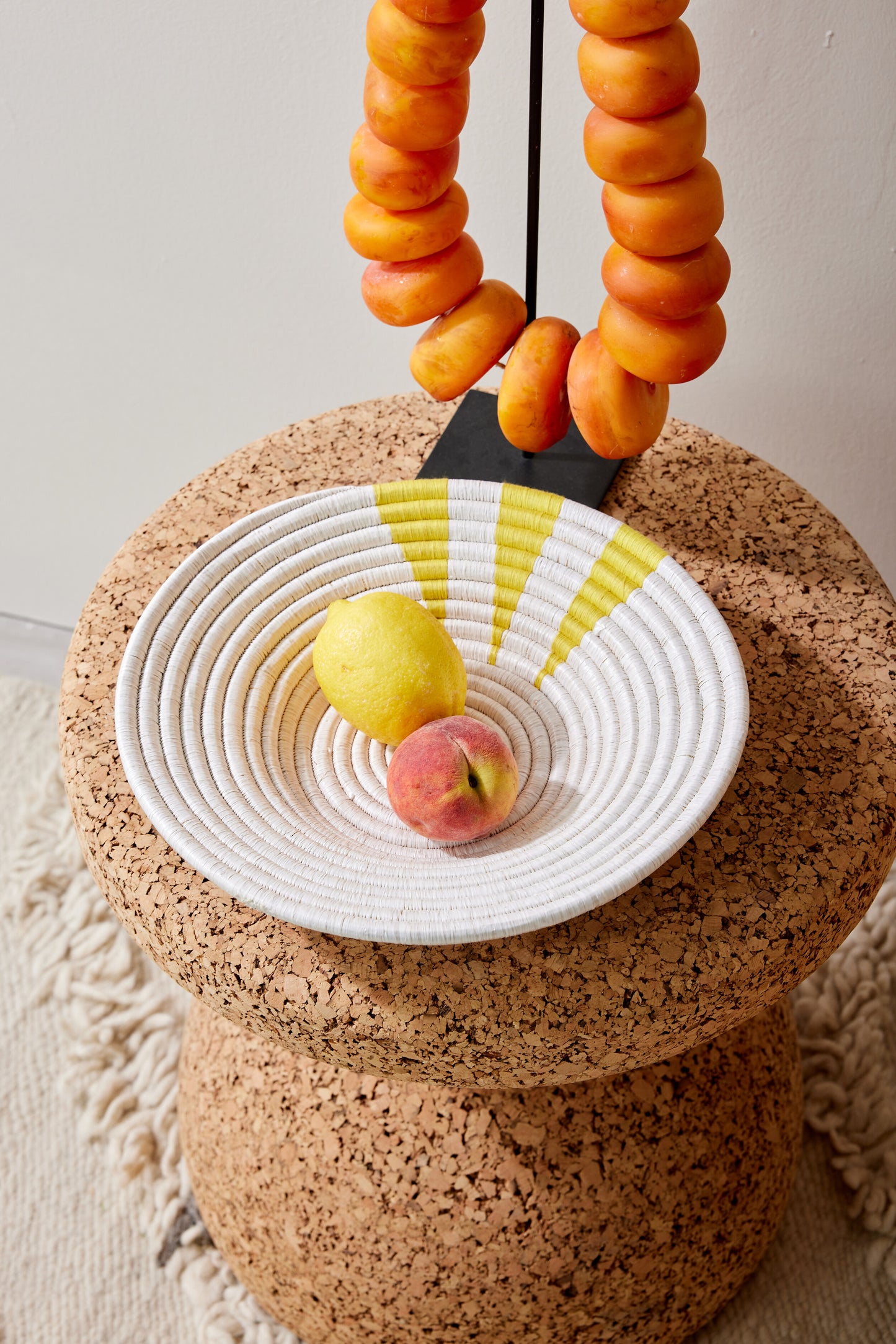 Moja Yellow Wall Basket
