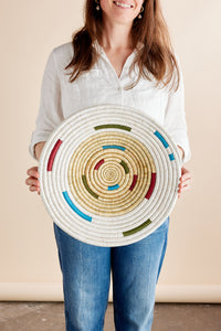 Mosaik Morse Wandkorb