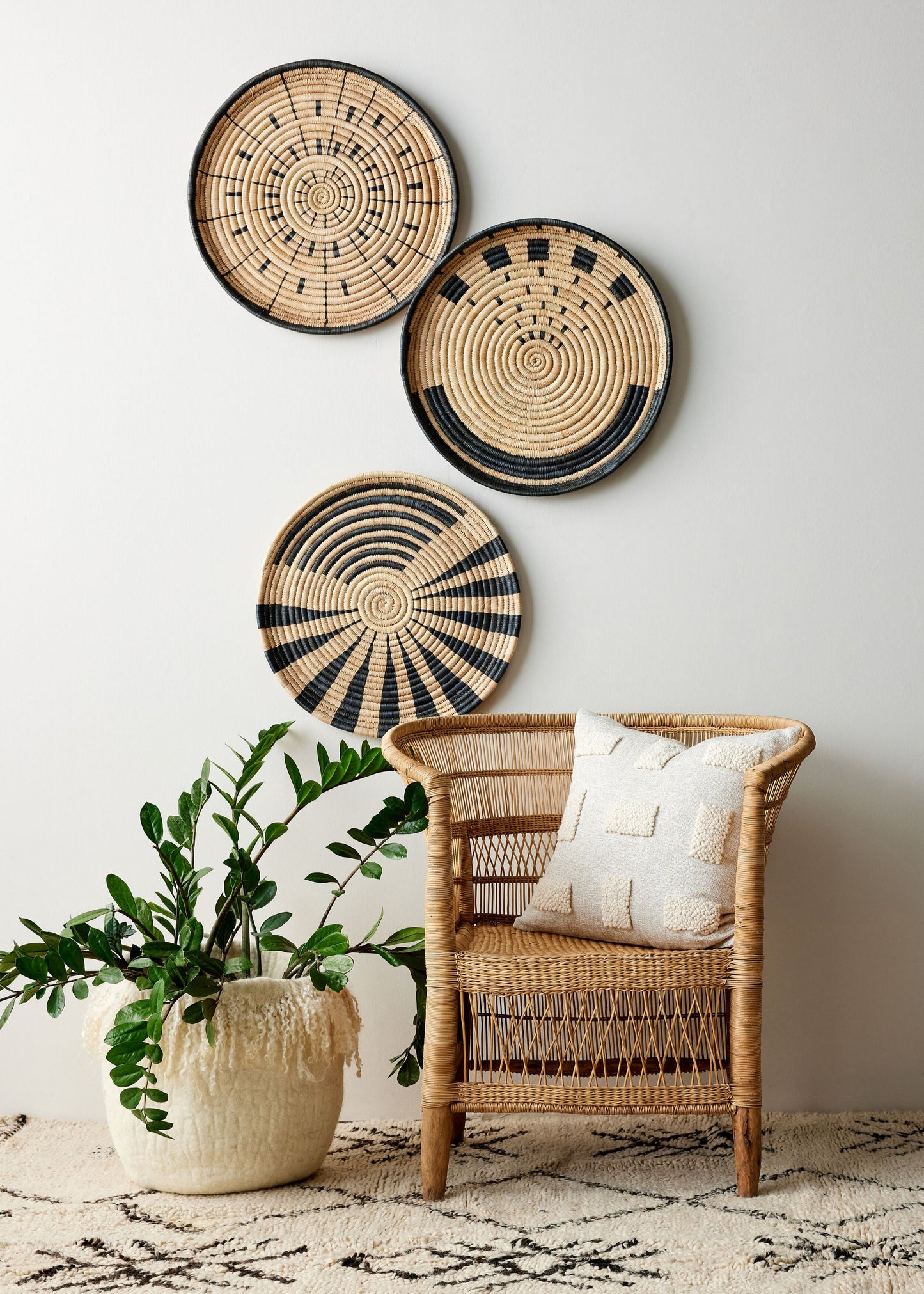 Moyo Gewebte Wandscheiben im Bündel