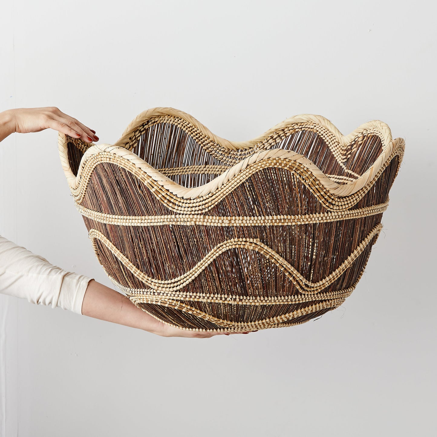 Decorative Floor Basket | Nyami-Nyami Basket