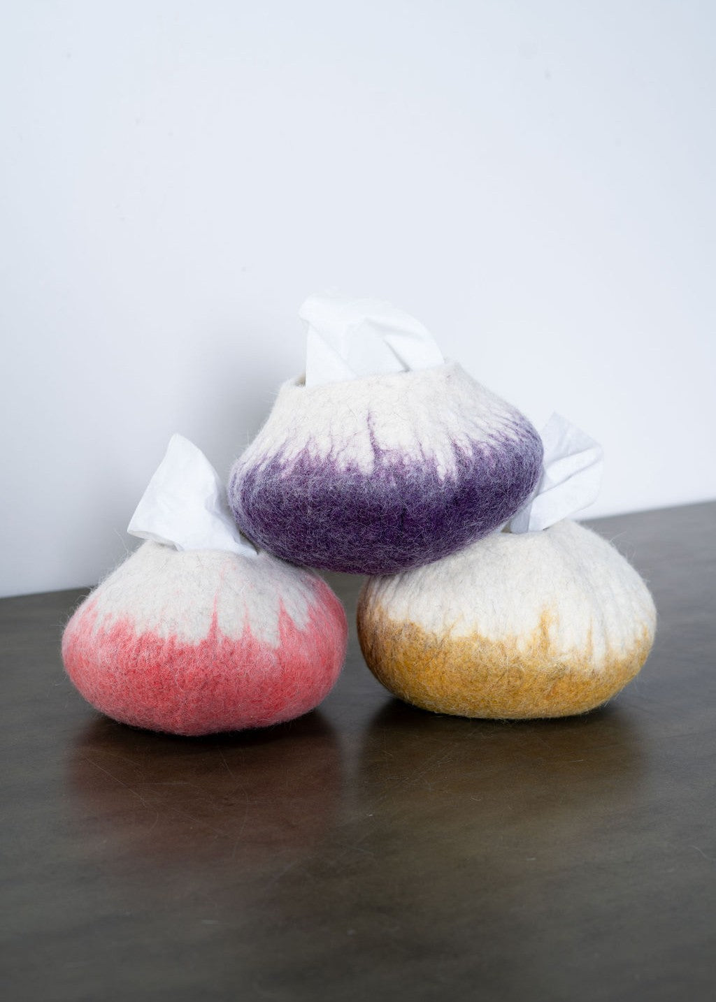 Ombre Spring Fling Wool Ukhamba Bowl Bundle