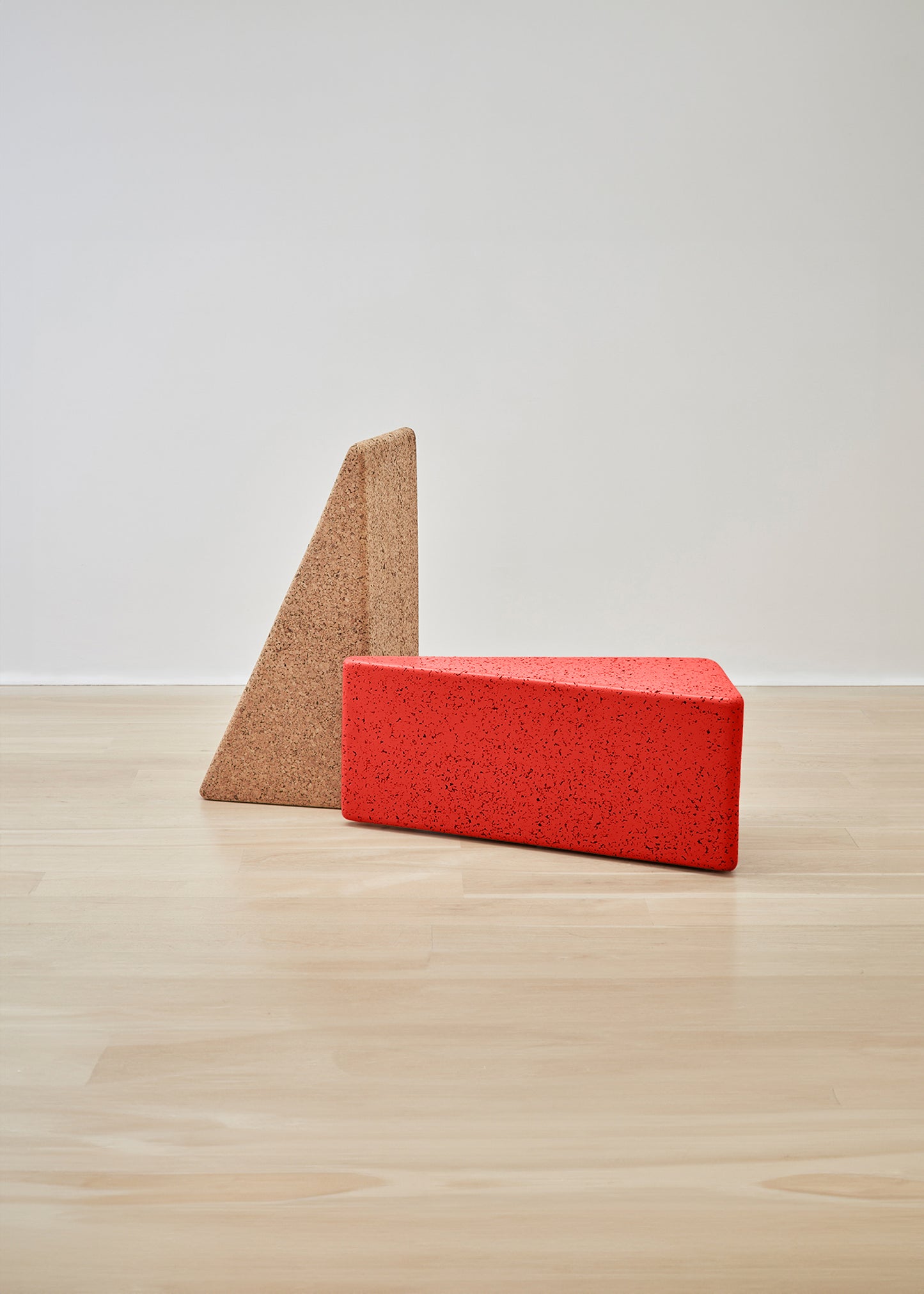 Wiid Painted Triangular Cork Seat or Table