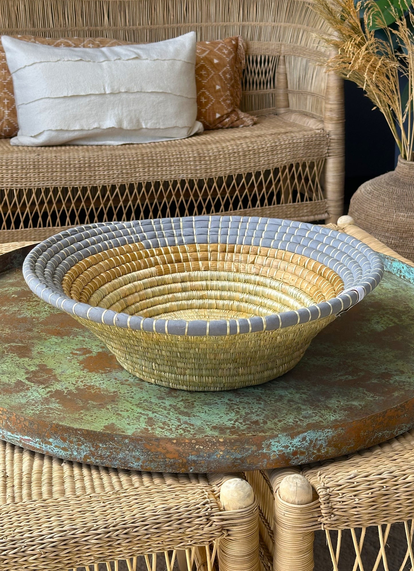 Coastal 3 Piece Woven Bowl Set