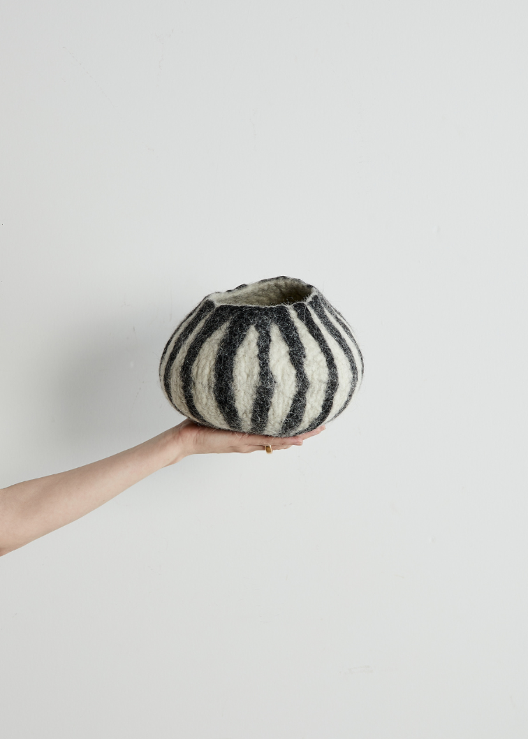 Karakul Striped Ukhamba Bowl