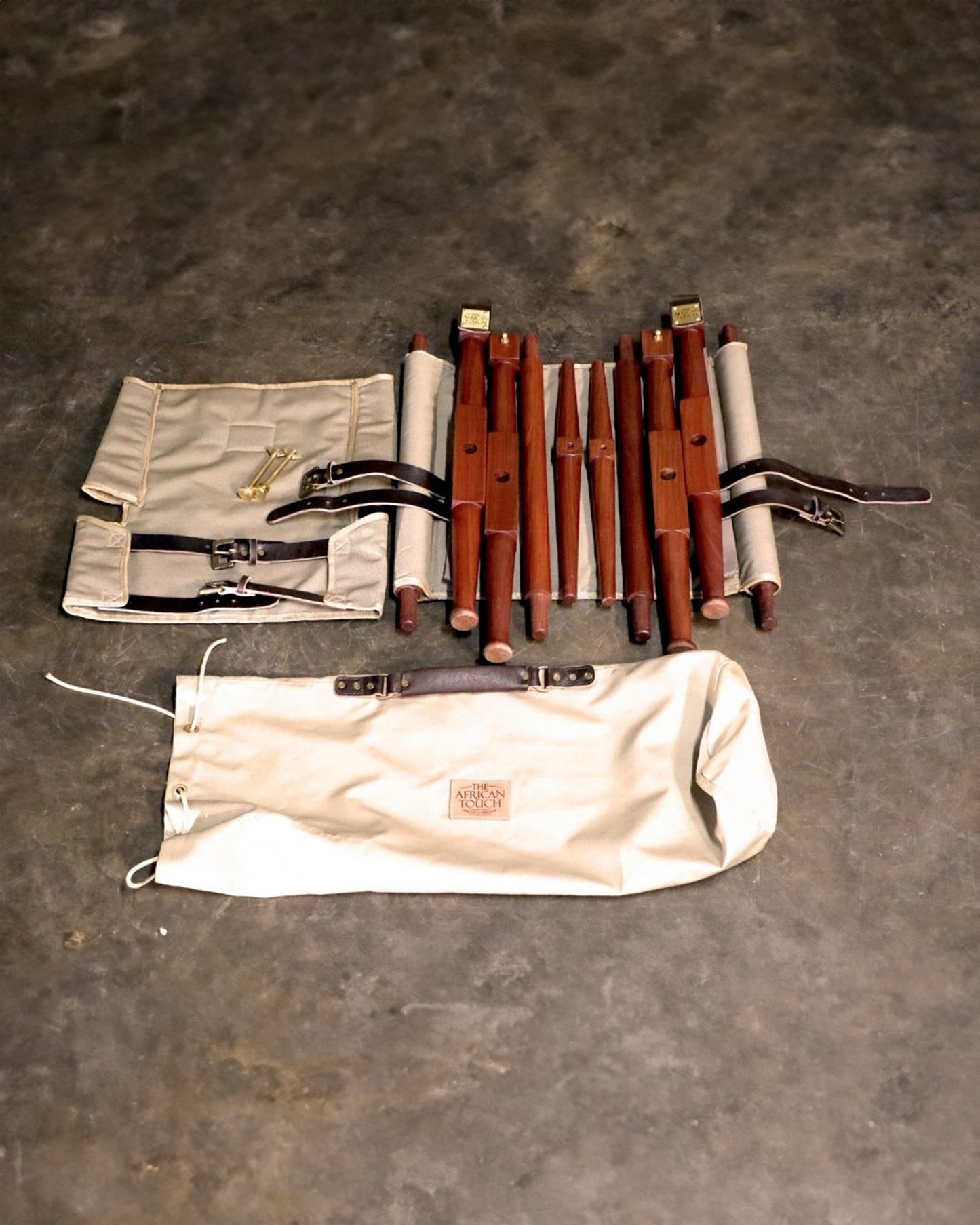 Tragbarer Sessel „Roorkhee“ aus Segeltuch