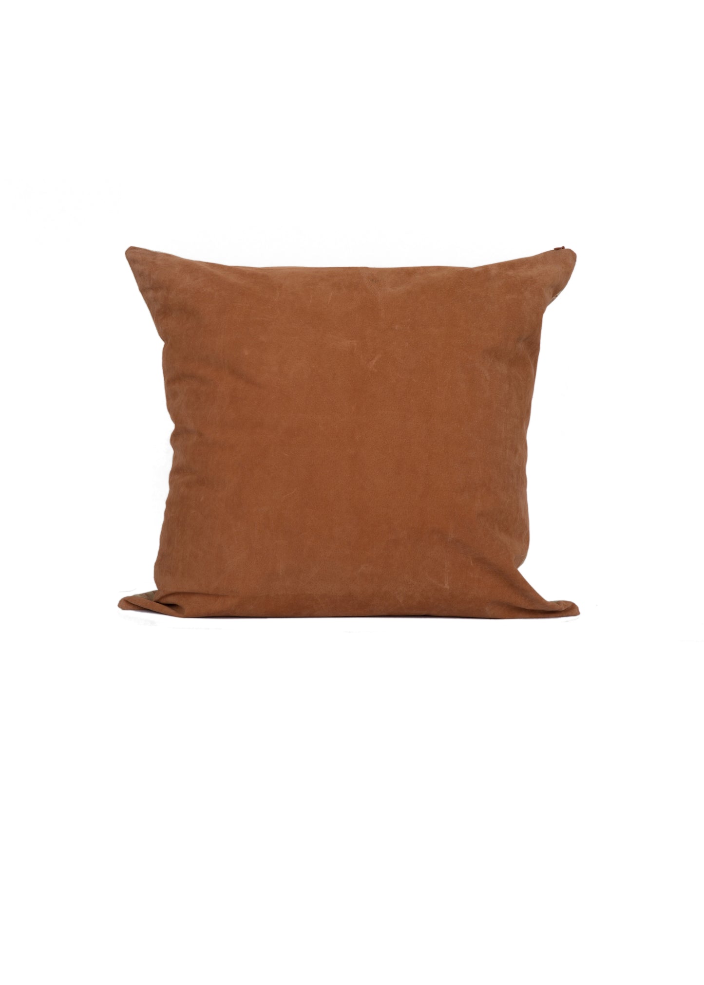 Copper Giraffe Safari Suede Throw Pillow Cover