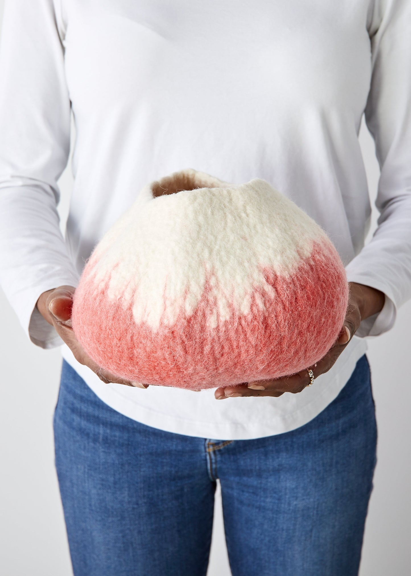 Coral Handcrafted Decorative Bowl