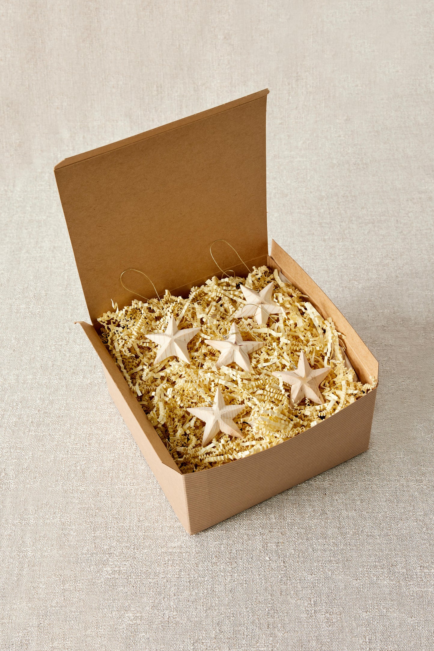 Wooden Star Ornament Set