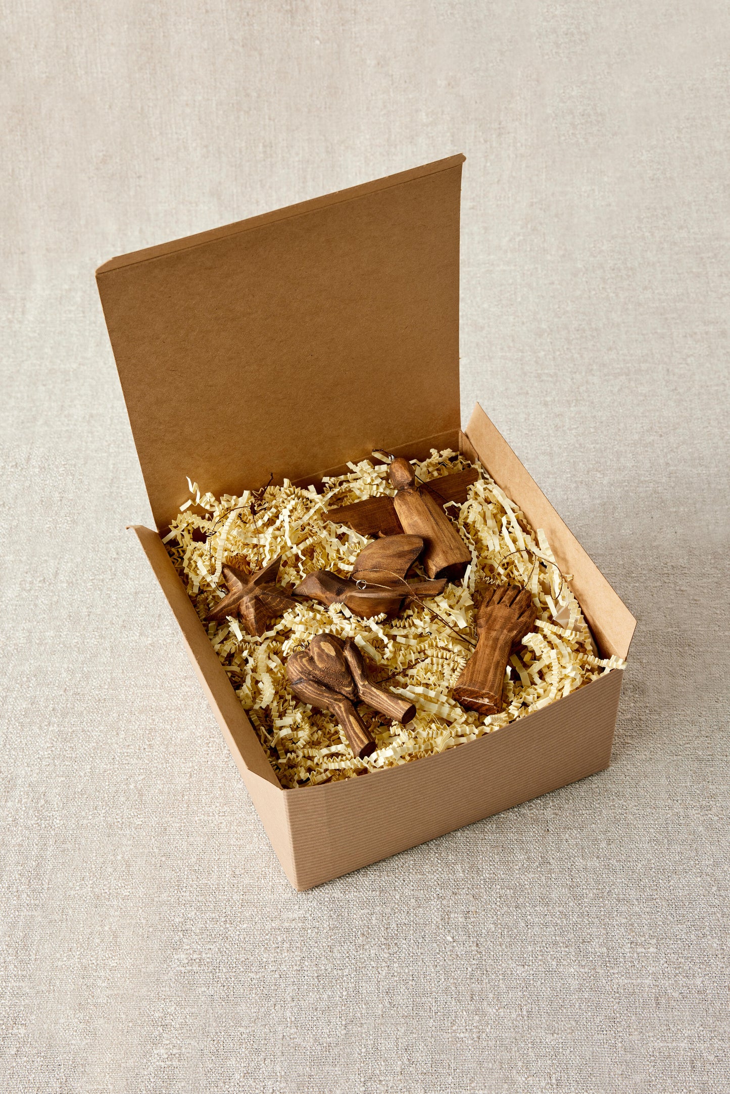 Wooden Variety Ornament Set