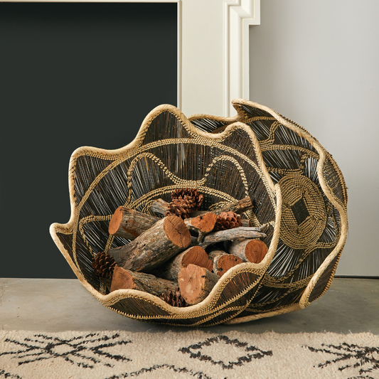 Decorative Floor Basket | Nyami-Nyami Basket